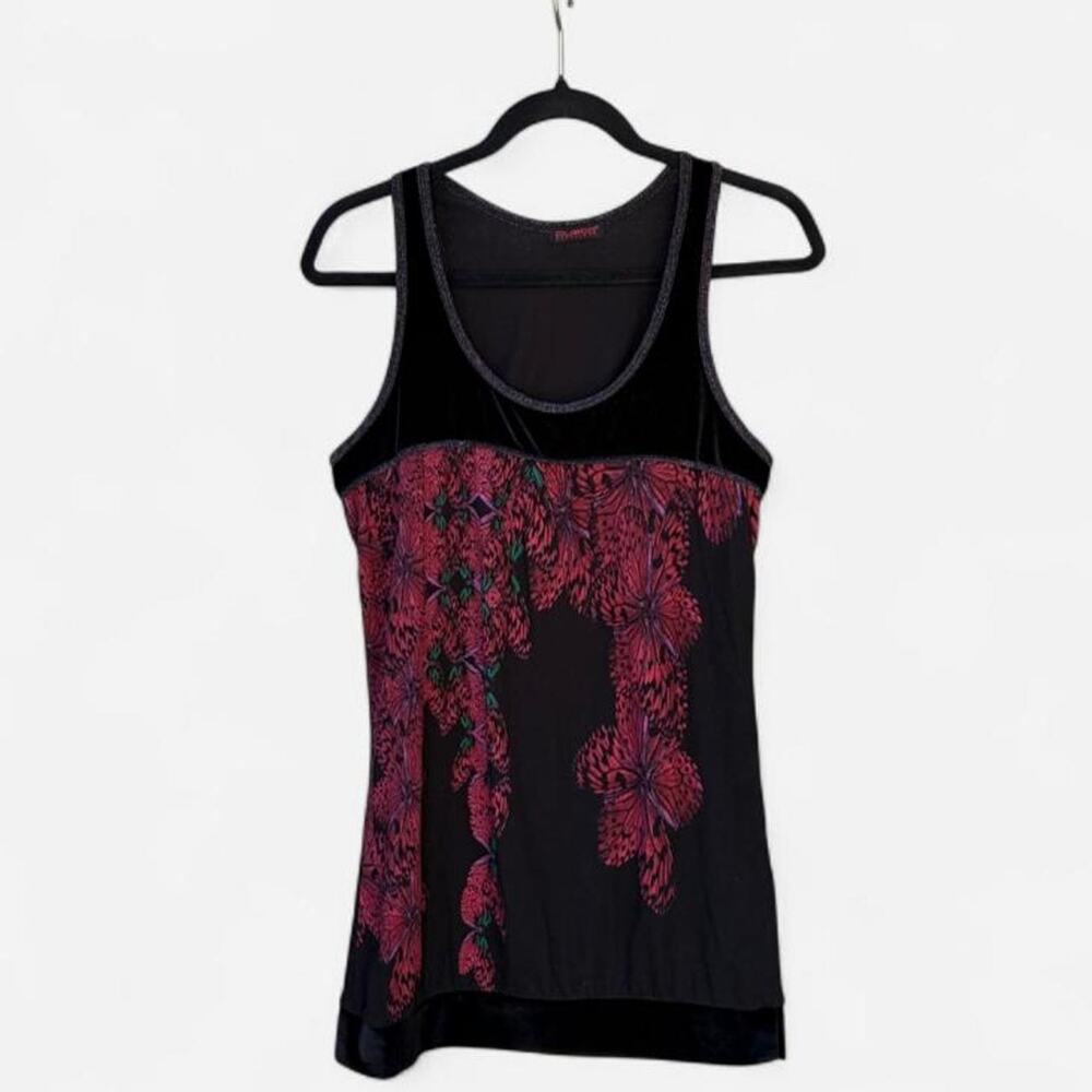 Vintage custo barcelona floral top
